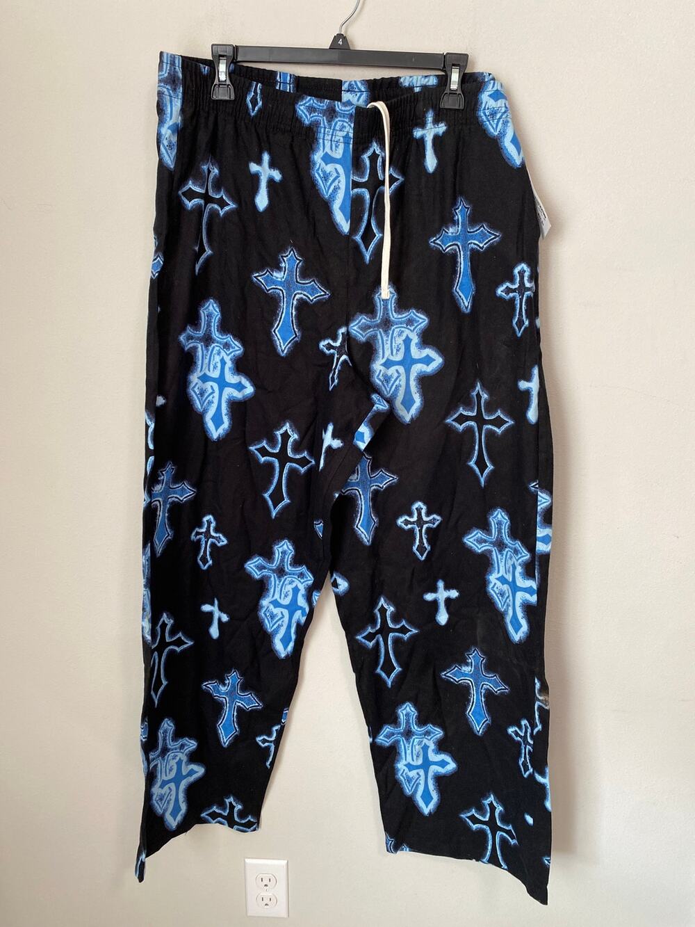 New Ninth Hall Neon Salvation Black Lounge Pants Men’s Size XL